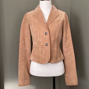 Vintage BB Dakota Tan Suede  Leather Jacket